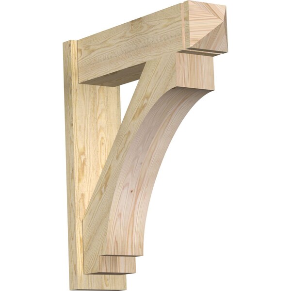 Ekena Millwork Imperial Rough Sawn Arts and Crafts Outlooker, Douglas Fir, 8"W x 30"D x 34"H OUT08X30X34IMP03RDF - main
